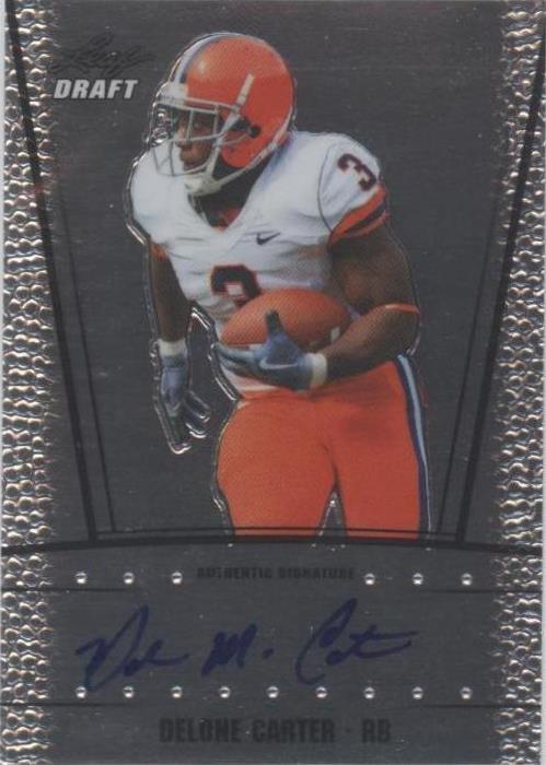 2011 Leaf Metal Draft Delone Carter #RC-DC1