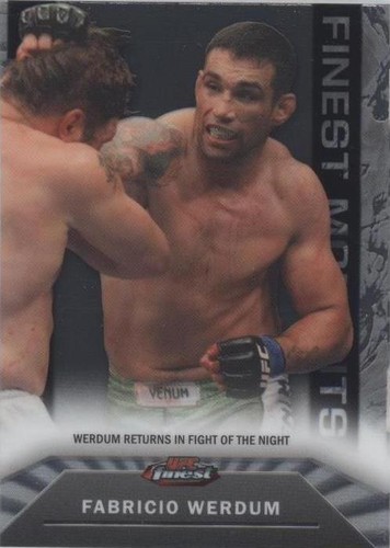 2013 Topps Finest UFC - Fabricio Werdum #FM-10