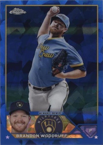 2023 Topps Chrome Update Series Sapphire Edition - Brandon Woodruff #USCS184