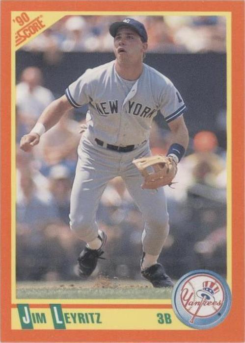 1990 Score Rookie & Traded - Jim Leyritz #83T