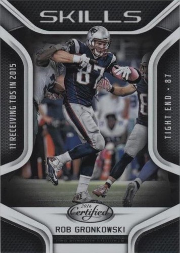 2016 Panini Certified Rob Gronkowski #23
