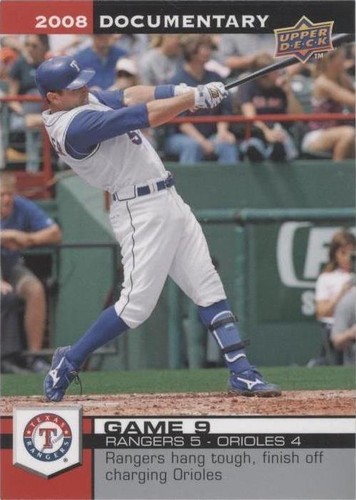2008 Upper Deck Documentary - Ian Kinsler #279
