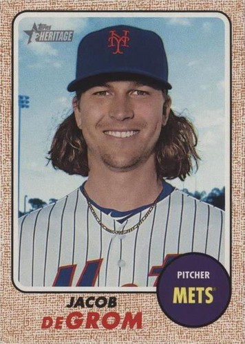 2017 Topps Heritage - Jacob deGrom #421