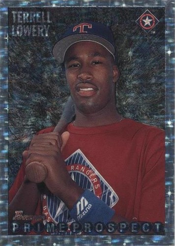 TERRELL LOWERY SIGNED AUTOGRAPHED 1993 BOWMAN FOIL ROOKIE RC CARD