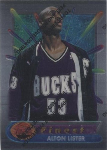 1994-95 Topps Finest - Alton Lister #297