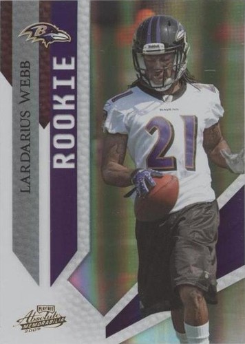 2009 Playoff Absolute Memorabilia Lardarius Webb #162