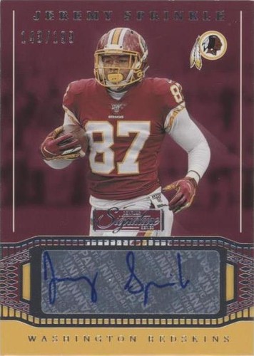 2019 Panini Chronicles Jeremy Sprinkle #SS14