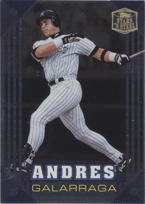 1998 Topps Stars 'n Steel - Andres Galarraga #11