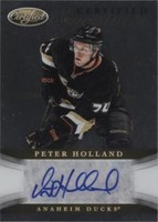 2012-13 Panini Certified - Peter Holland #CS-PHO