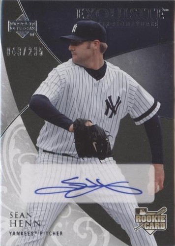 2007 Exquisite Rookie Signs /35 Sean Henn Tyler Clippard #EDS-HC 