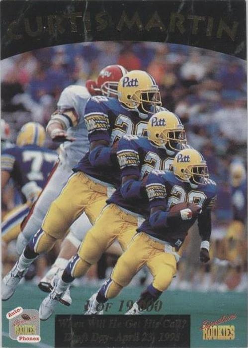 1995 Signature Rookies Auto-Phonex Curtis Martin #26
