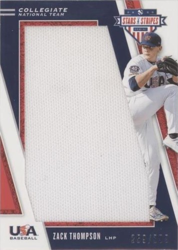 2019 Panini USA Baseball Stars & Stripes - Zack Thompson #J-ZT
