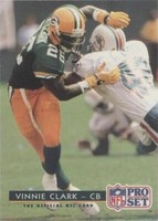 1992 Pro Set Vinnie Clark #172