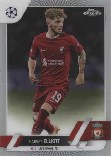 2022-23 Topps Chrome UEFA Club Competitions Harvey Elliott #49