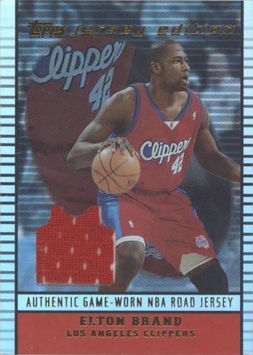 2002-03 Topps Jersey Edition - Elton Brand #JE EB
