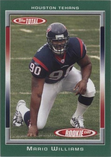 2006 Topps Total Mario Williams #TC13
