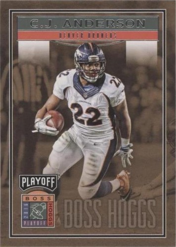 2016 Panini Playoff C.J. Anderson #BH-CJ