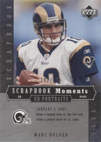2005 Upper Deck Portraits Marc Bulger #35
