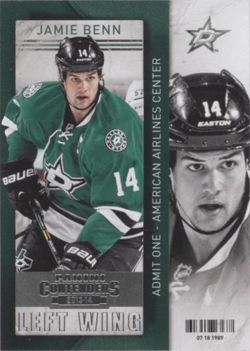 2013-14 Panini Playoff Contenders - Jamie Benn #54