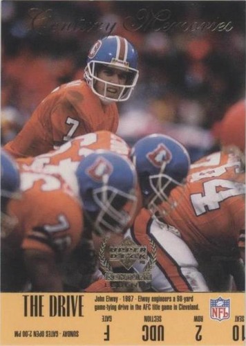1999 Upper Deck Century Legends John Elway #162