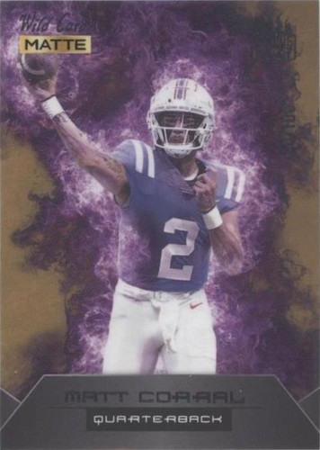 2022 Wild Card MATTE Matt Corral #RH-22