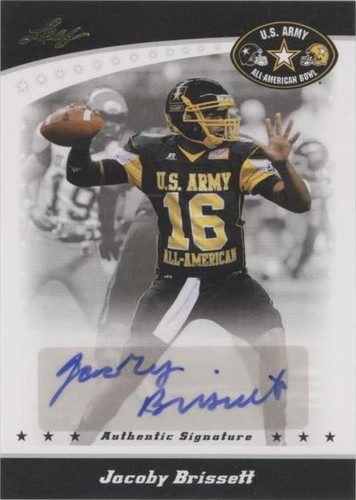 2011 Leaf U.S. Army All-American Bowl Jacoby Brissett #BA-JB1