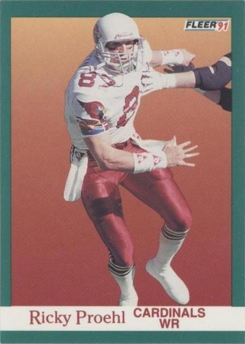 1991 Fleer Ricky Proehl #345