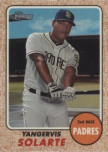 2017 Topps Heritage High Number - Yangervis Solarte #541