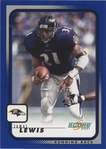 2001 Score Jamal Lewis #13
