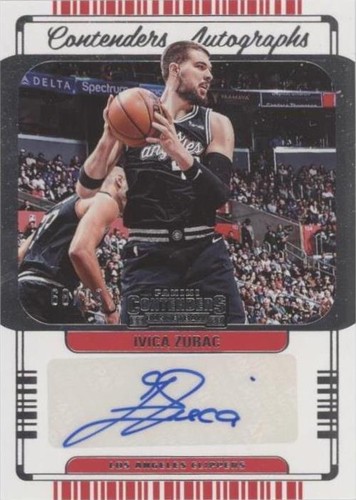 2022-23 Panini Contenders - Ivica Zubac #CA-IZB