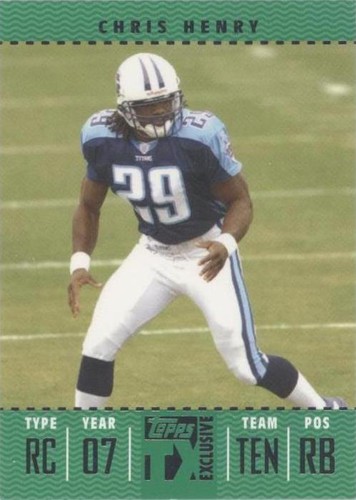 2007 Topps TX Exclusive Chris Henry #126
