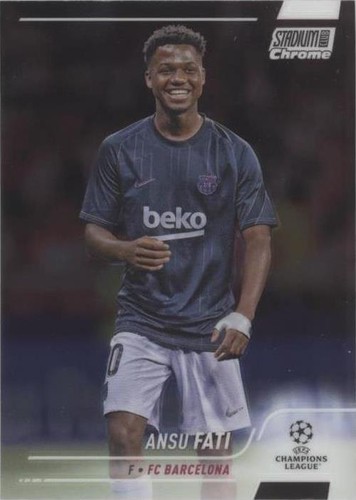2021-22 Topps Stadium Club Chrome UCL Ansu Fati #73