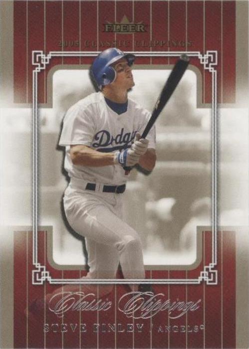 2005 Fleer Classic Clippings - Steve Finley #16