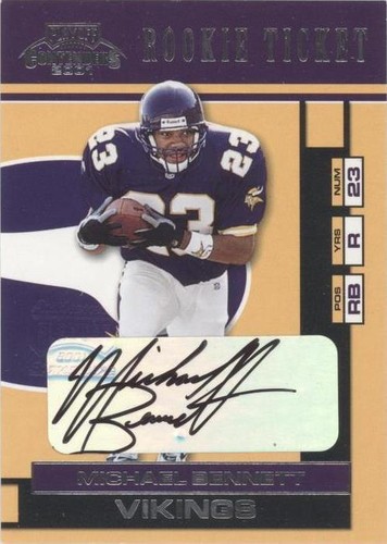 2001 Playoff Contenders Michael Bennett #156
