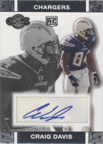 2007 Topps Co-Signers Craig Davis #RA-CD