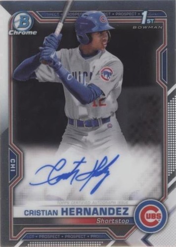 2021 Bowman Chrome - Cristian Hernandez #CPA-CH