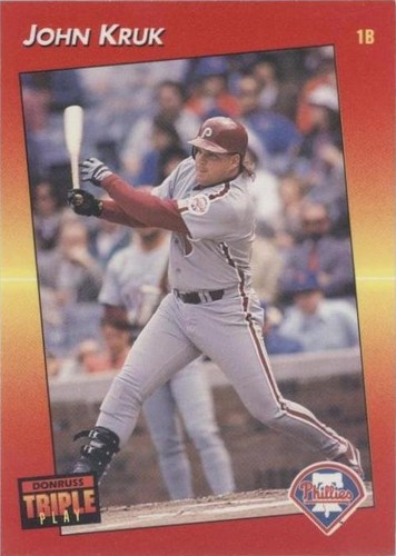 1992 Donruss Triple Play - John Kruk #38