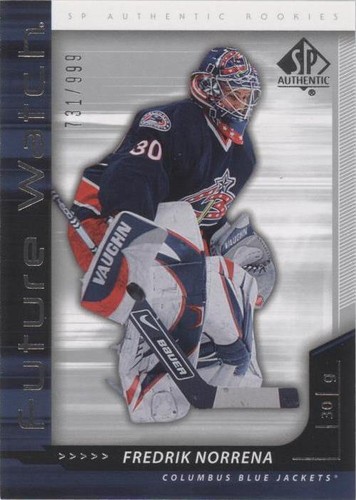2006-07 SP Authentic - Fredrik Norrena #231