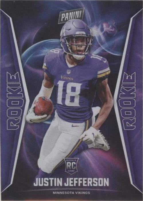 2020 Panini Player of the Day Justin Jefferson #63