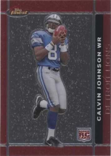 2007 Topps Finest Calvin Johnson #135