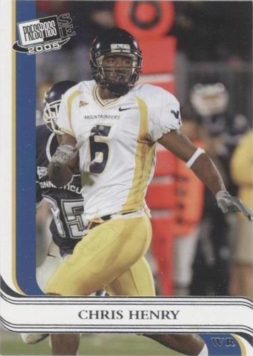 2005 Press Pass SE Chris Henry #25