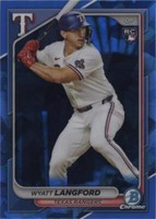 2024 Bowman Chrome Sapphire Edition - Wyatt Langford #71