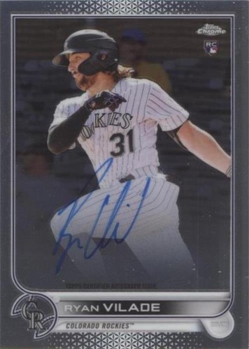 2022 Topps Chrome - Ryan Vilade #RA-RV