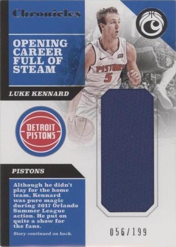 2017-18 Panini Chronicles - Luke Kennard #CS-LKN
