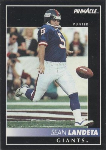 1992 Pinnacle Sean Landeta #6