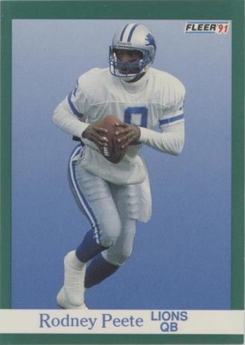 1991 Fleer Rodney Peete #246