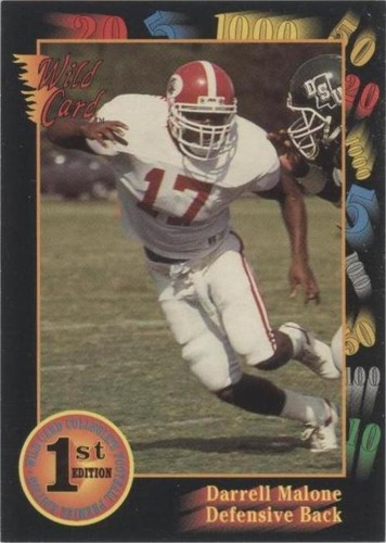 1991 Wild Card Draft Darrell Malone #135