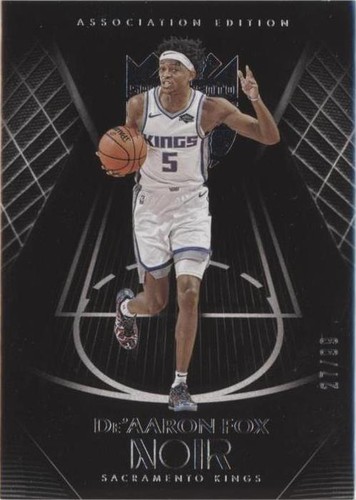 2019-20 Panini Noir - De'Aaron Fox #44