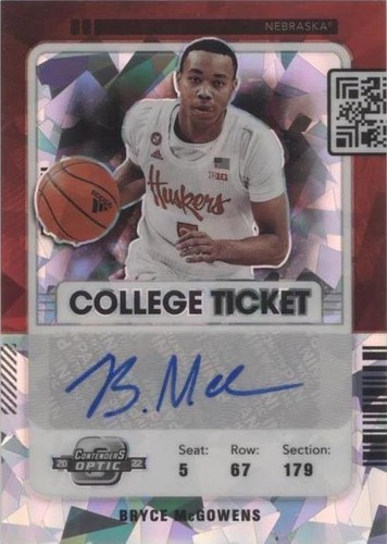 2022-23 Panini Chronicles Draft Picks - Bryce McGowens #CO-BMC