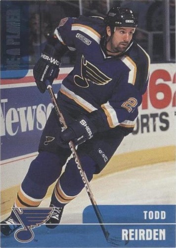 1999-00 In the Game Be A Player Memorabilia - Todd Reirden #313